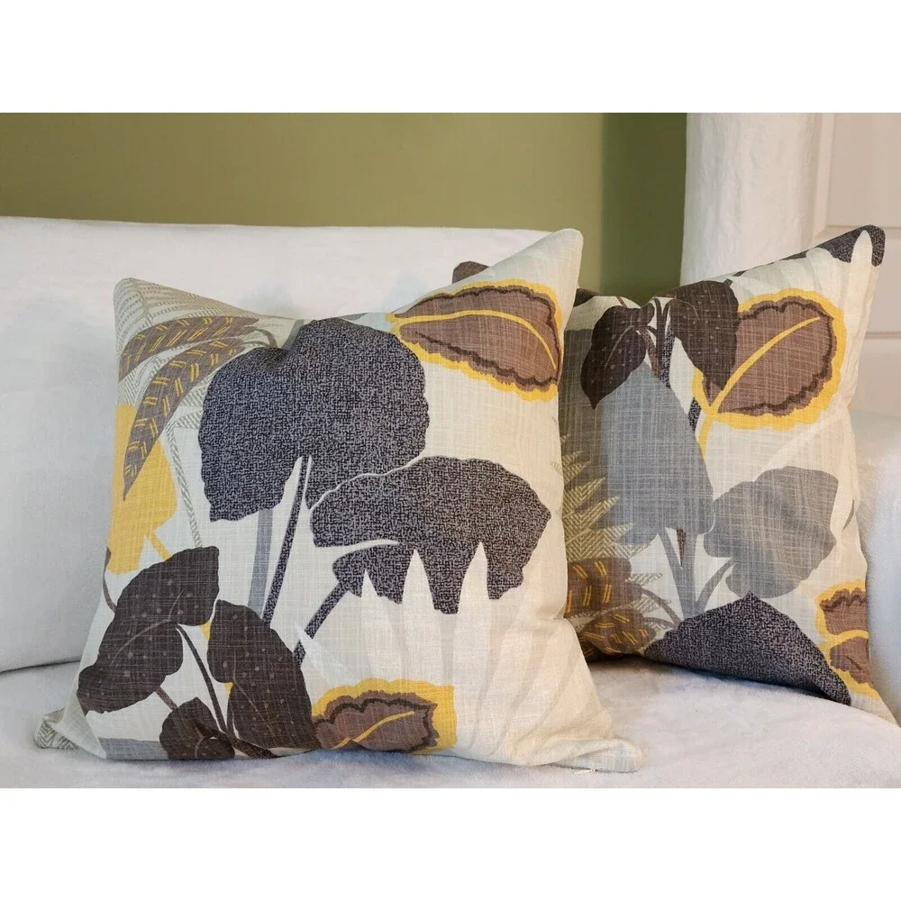 P/Kaufmann COSTA RICA DRIFTWOOD PAIR 22x22‎ Zippered Throw Pillow Cover NEW